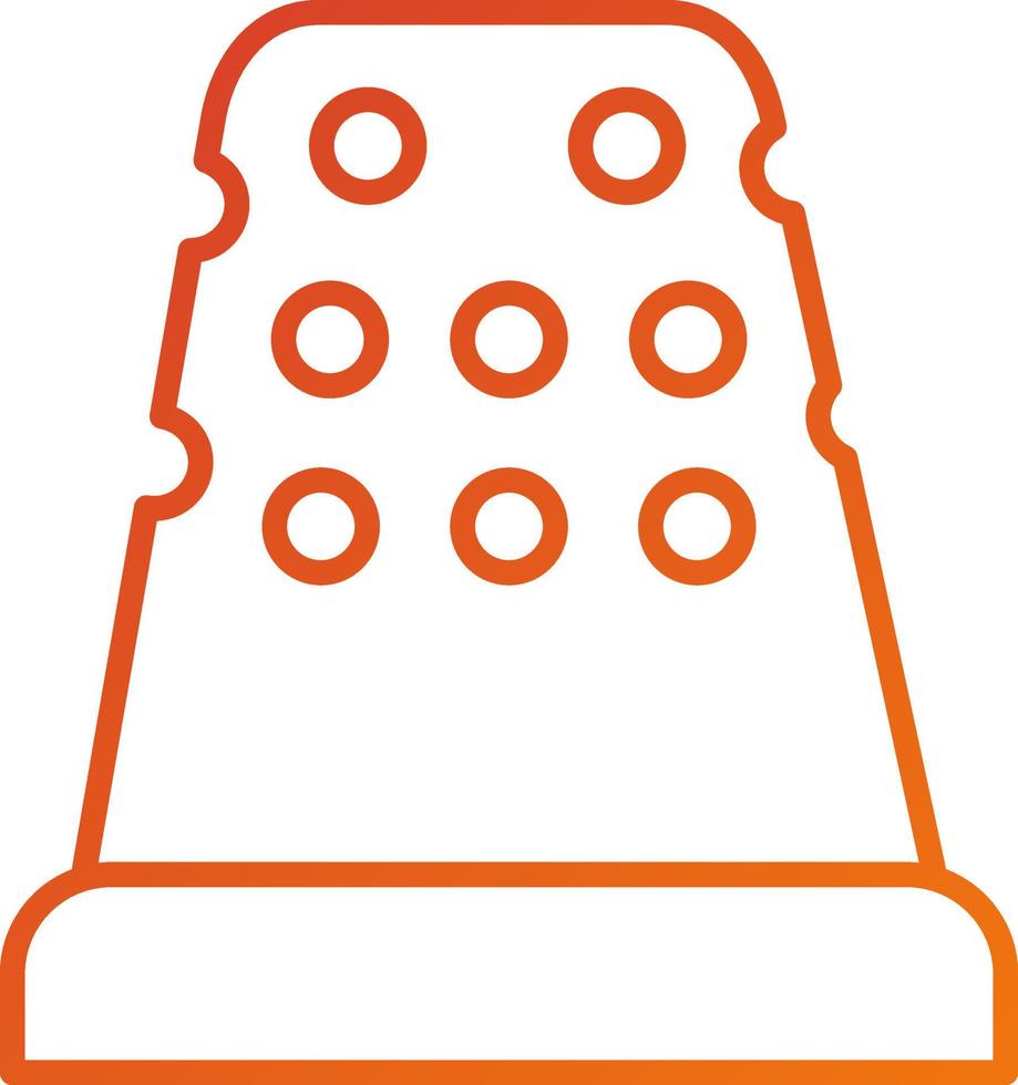 Thimble Icon Style vector