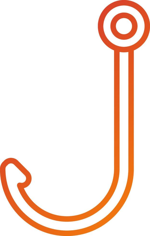 Hook Icon Style vector