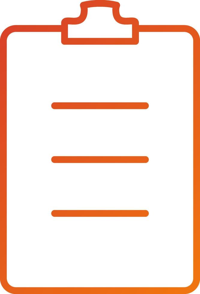 Clipboard Icon Style vector