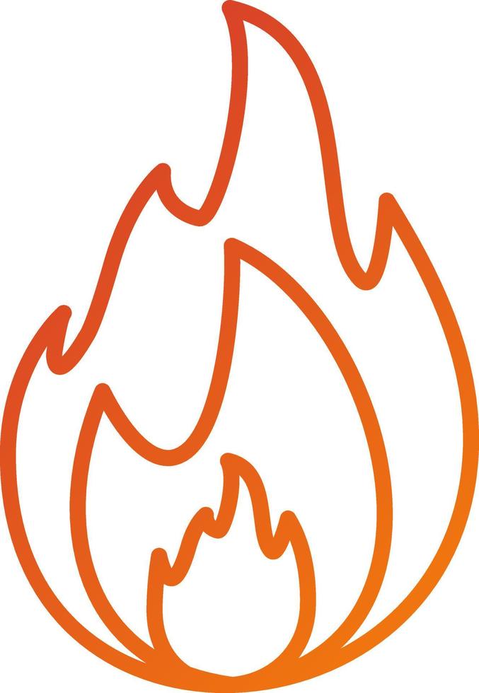 Fire Icon Style vector