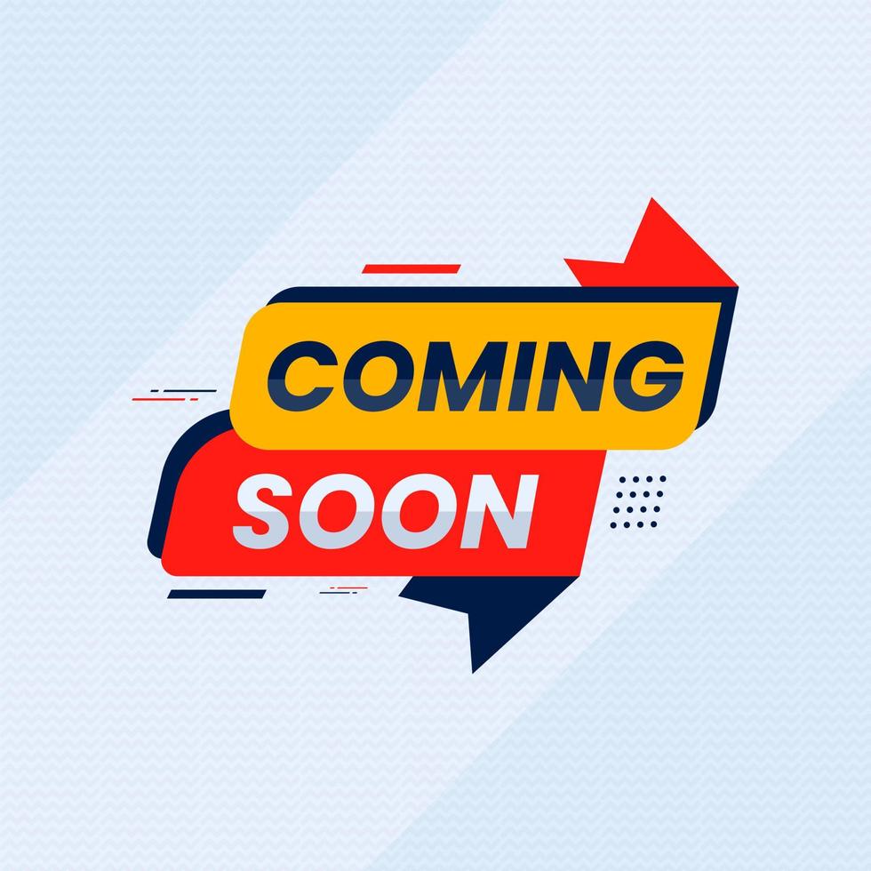 speed style coming soon banner vector modern shape