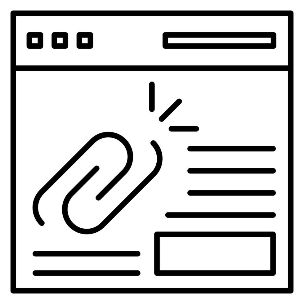 Link vector icon