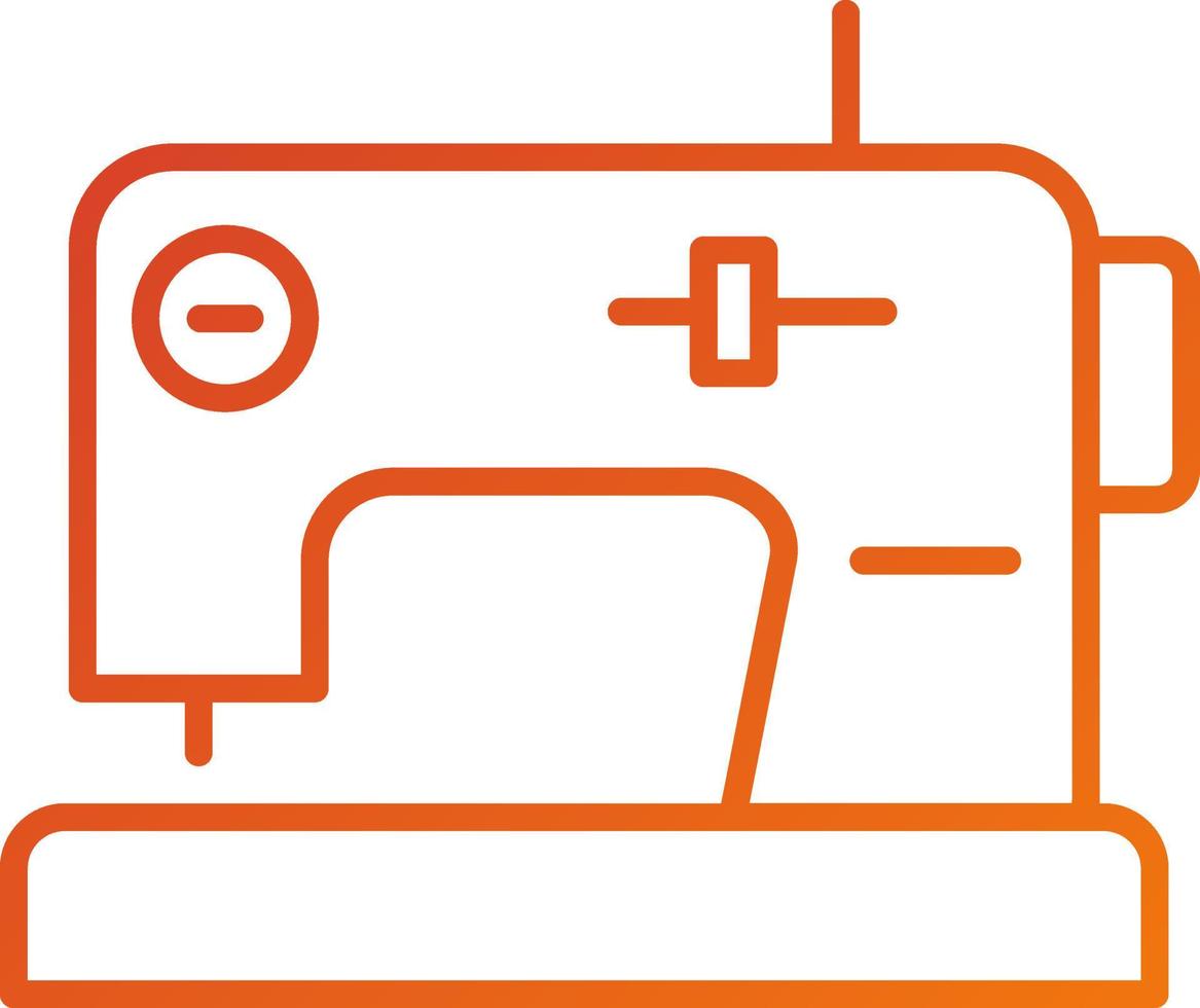 Sewing Machine Icon Style vector