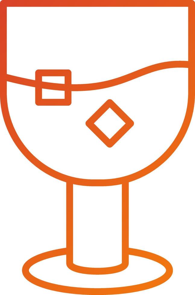 White Wine Icon Style vector