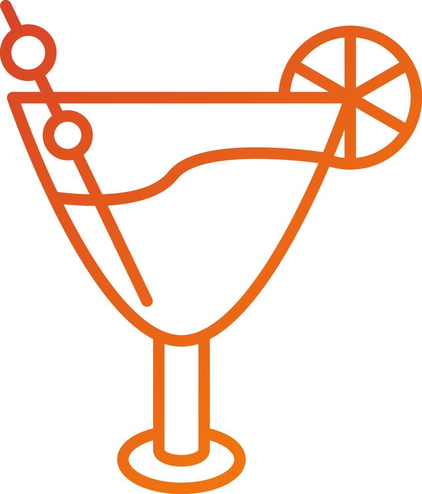 Cocktail Icon Style vector