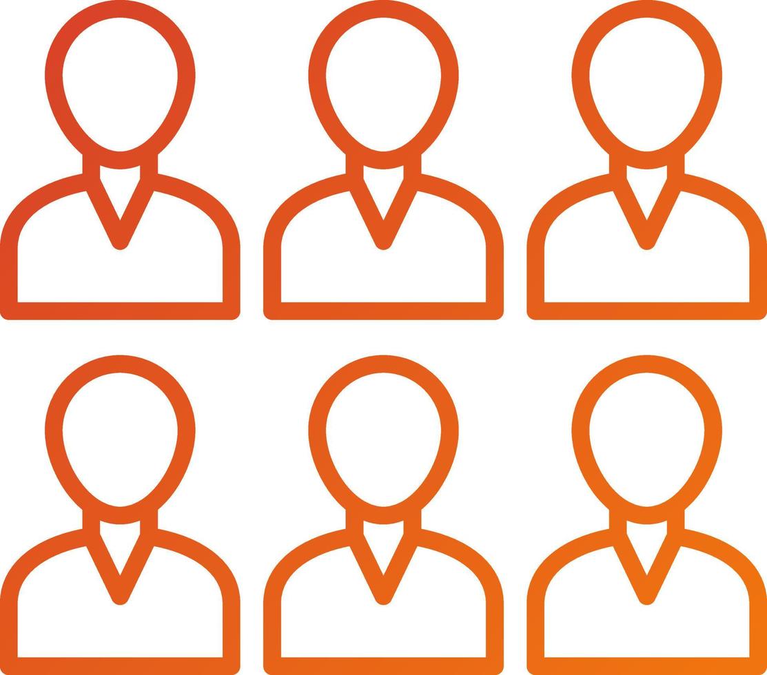 Lineup Icon Style vector