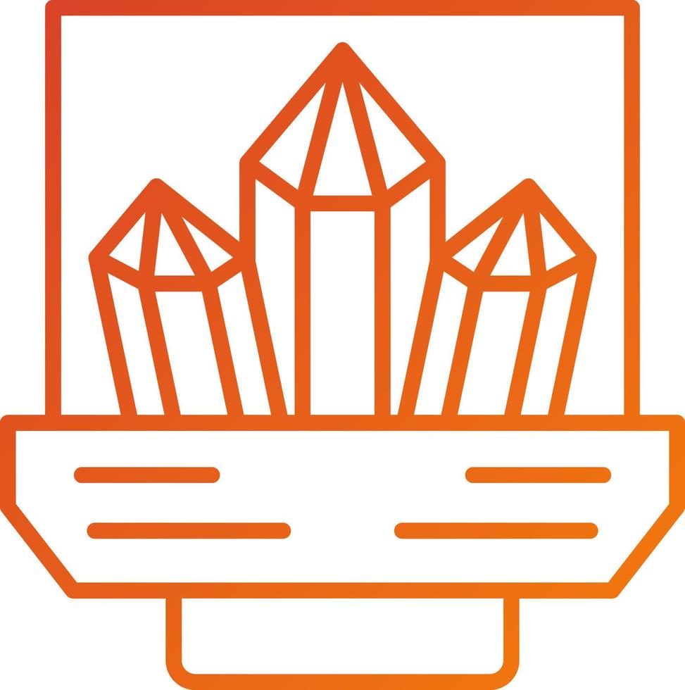 Geological Museum Icon Style vector
