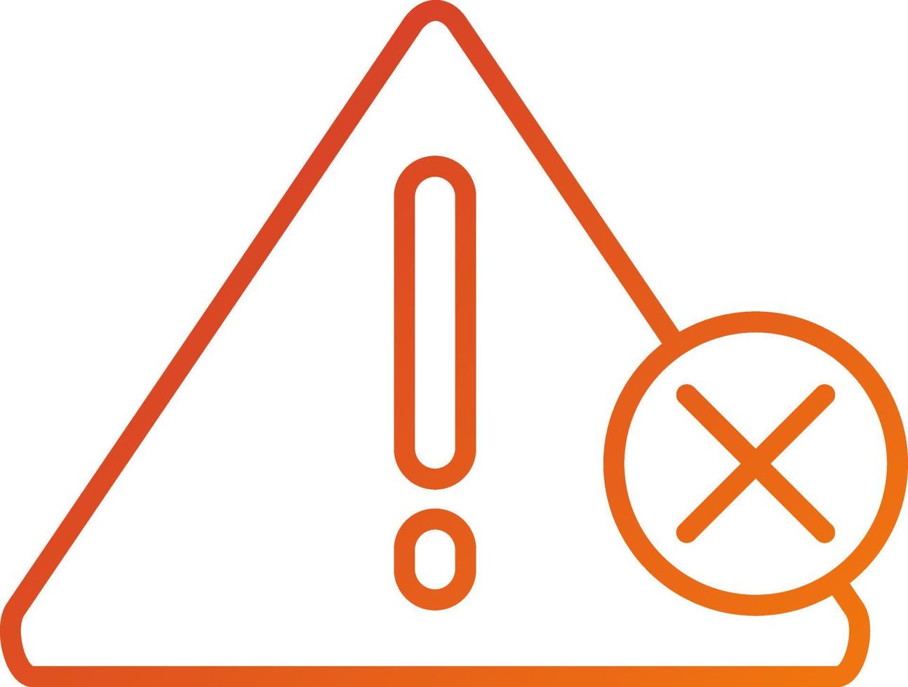 Error Icon Style vector