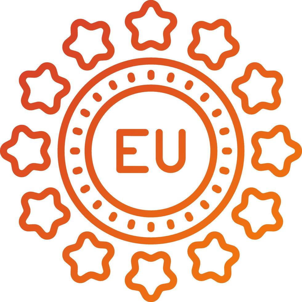 Eu Icon Style vector