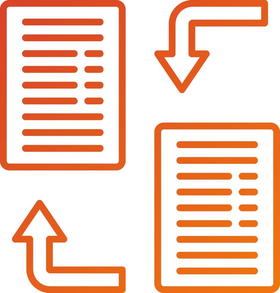 Data Transfer Icon Style vector