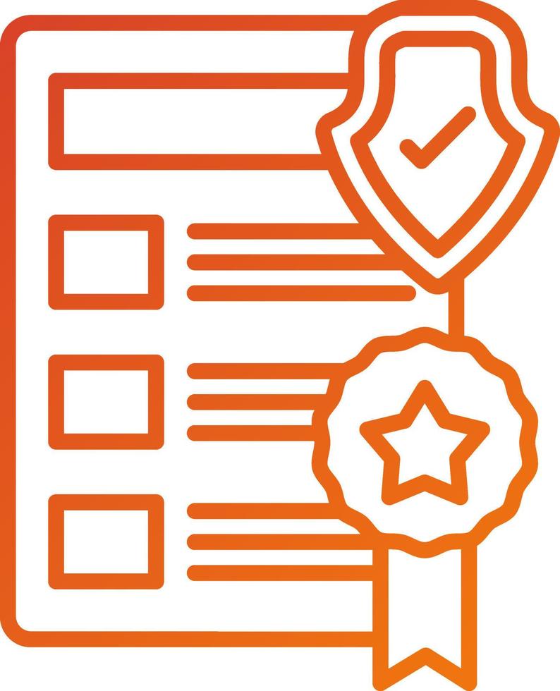 Privacy Policy Template Icon Style vector