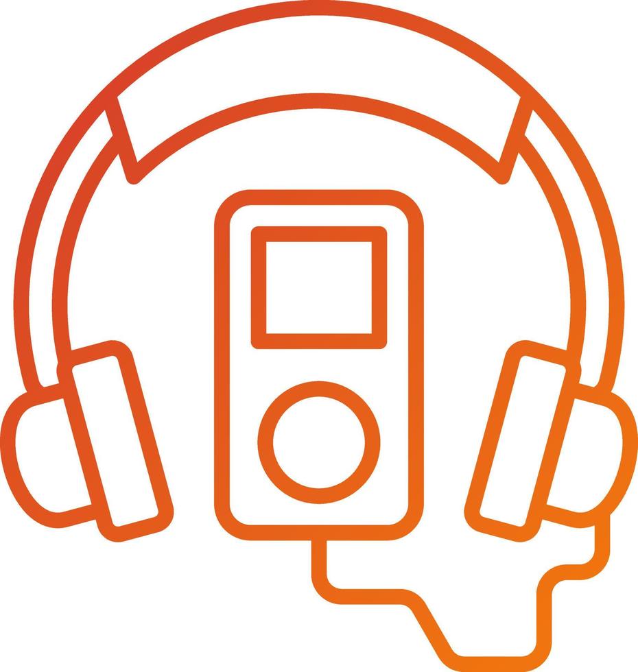 Audio Guide Icon Style vector