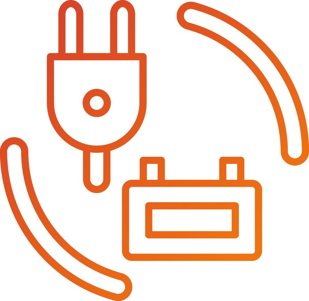 Electro Devices Icon Style vector