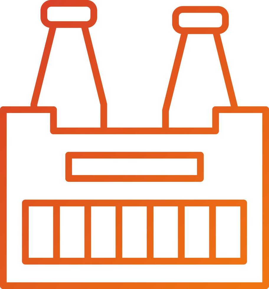 Crate box Icon Style vector
