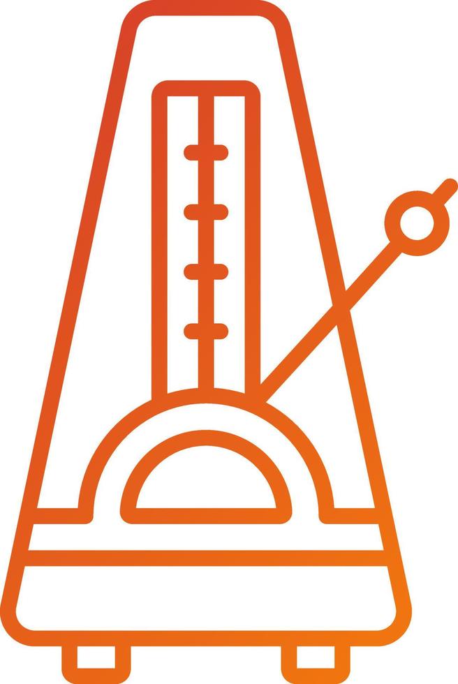 Metronome Icon Style vector