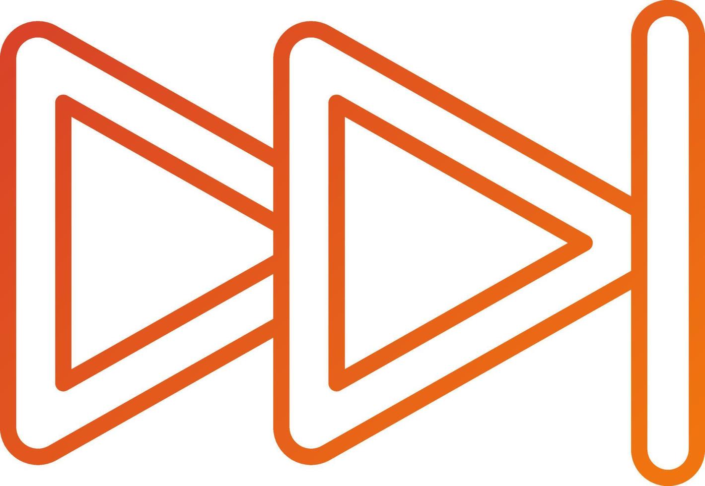 Next Button Icon Style vector