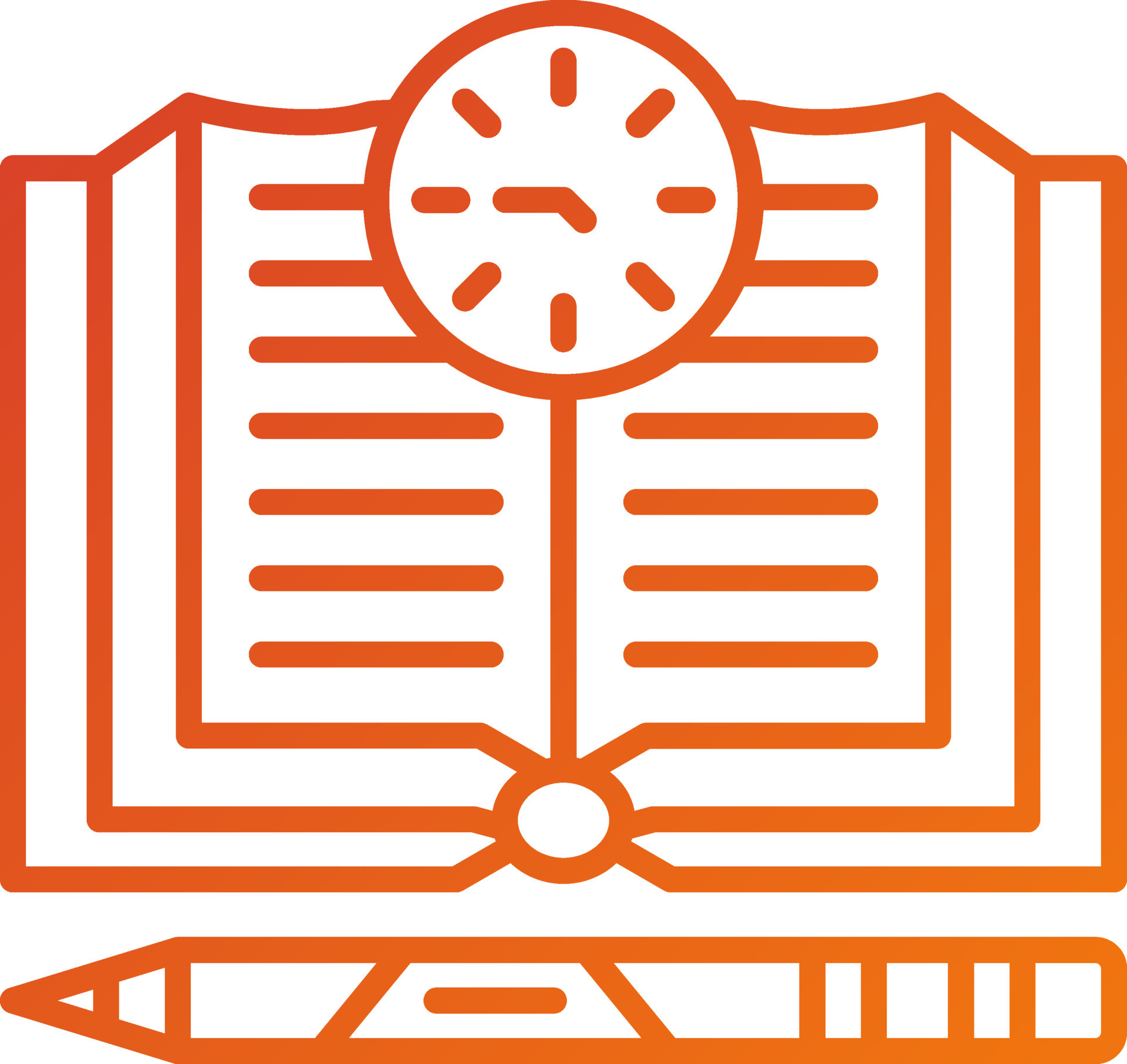 Study Period Icon Style 21645608 Vector Art at Vecteezy