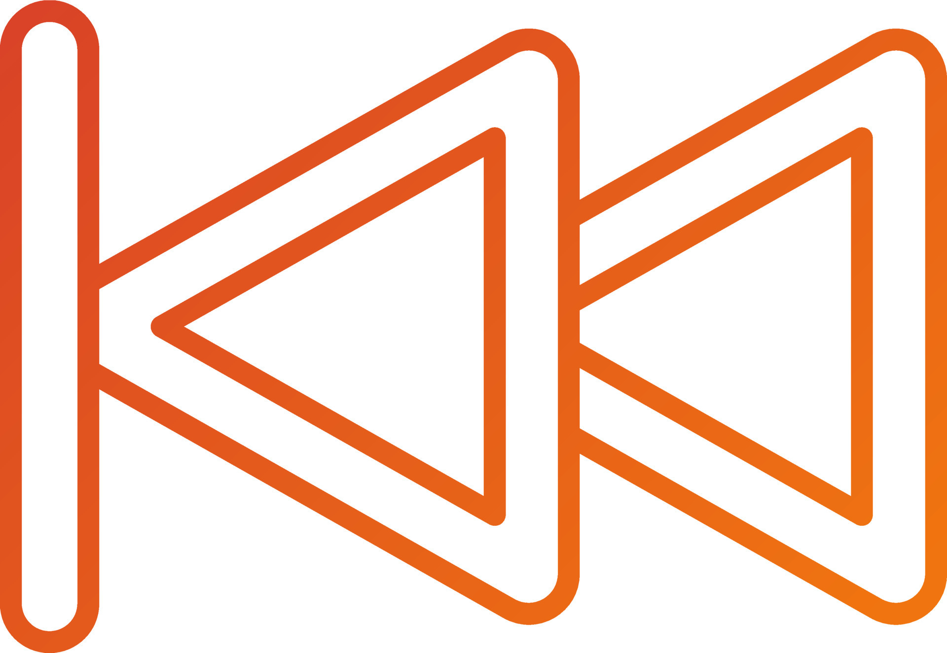 Backward Button Icon Style 21645659 Vector Art at Vecteezy