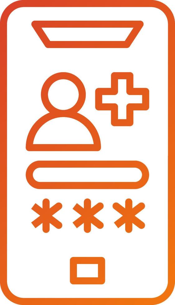 Create an Account Icon Style vector