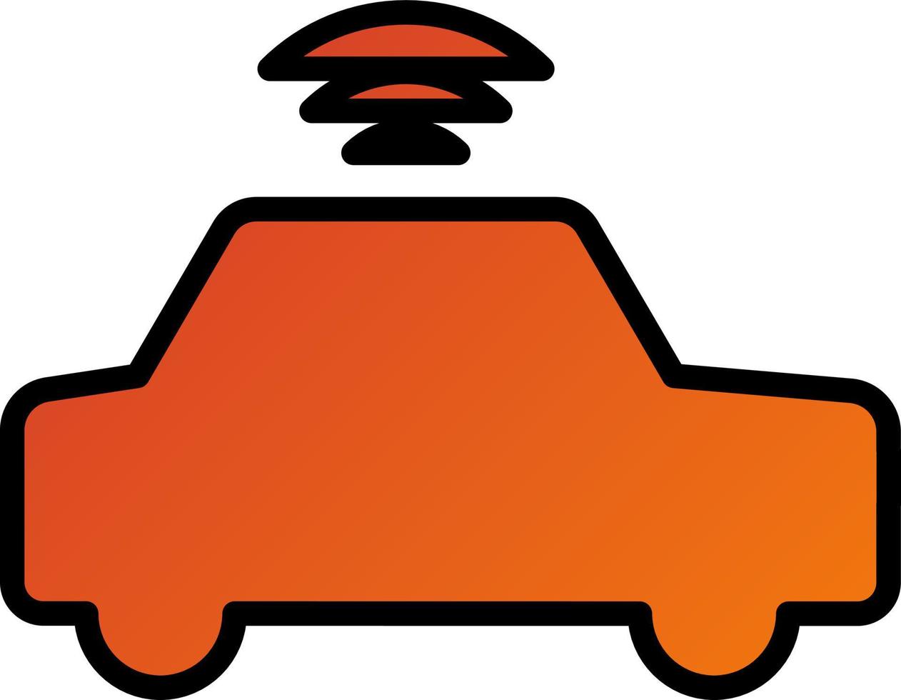 Smart Car Icon Style vector