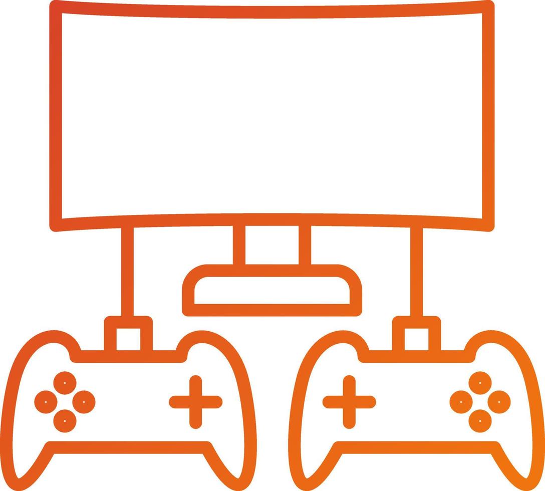 multijugador icono estilo vector