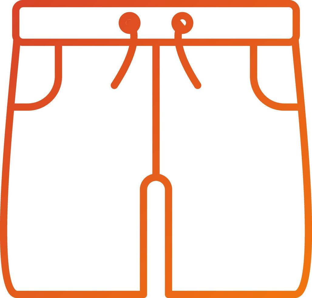 Shorts Icon Style vector