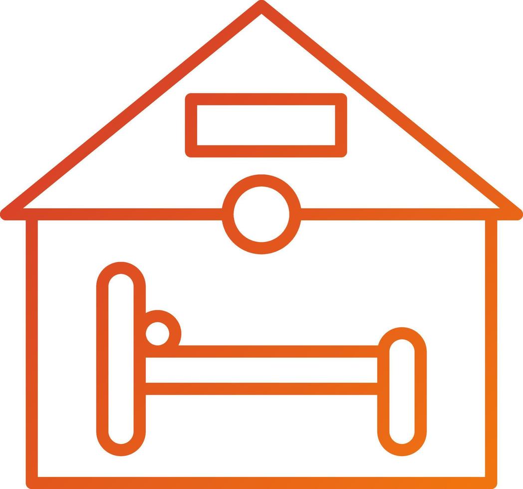Accommodation Icon Style vector