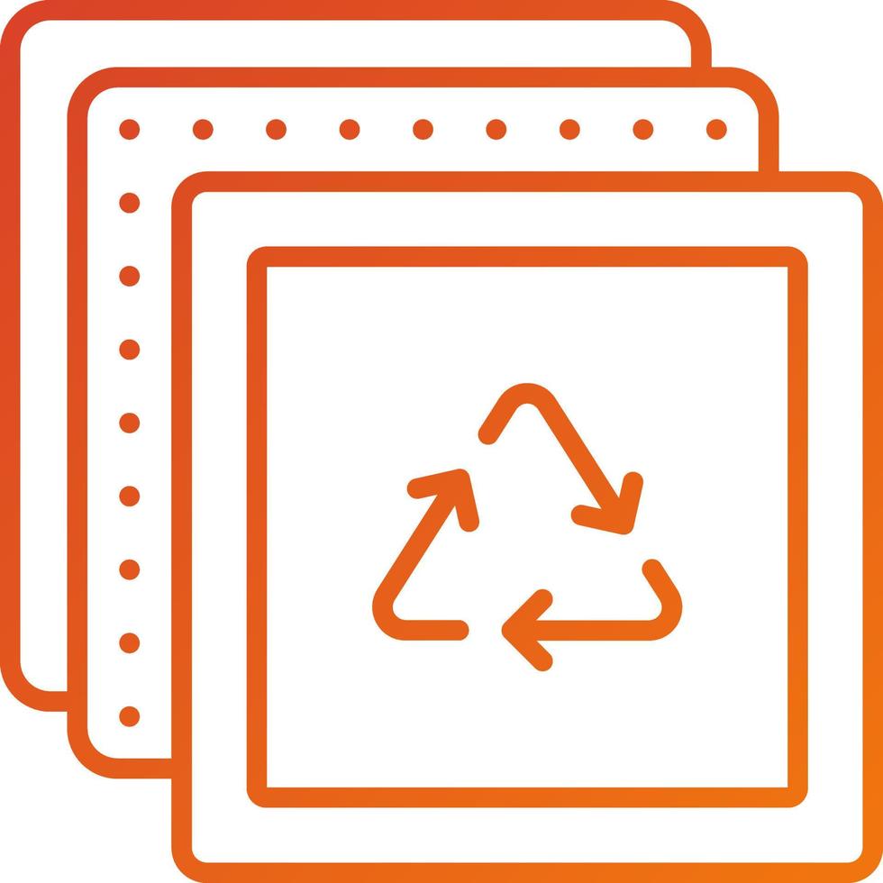 Fabric Recycle Icon Style vector