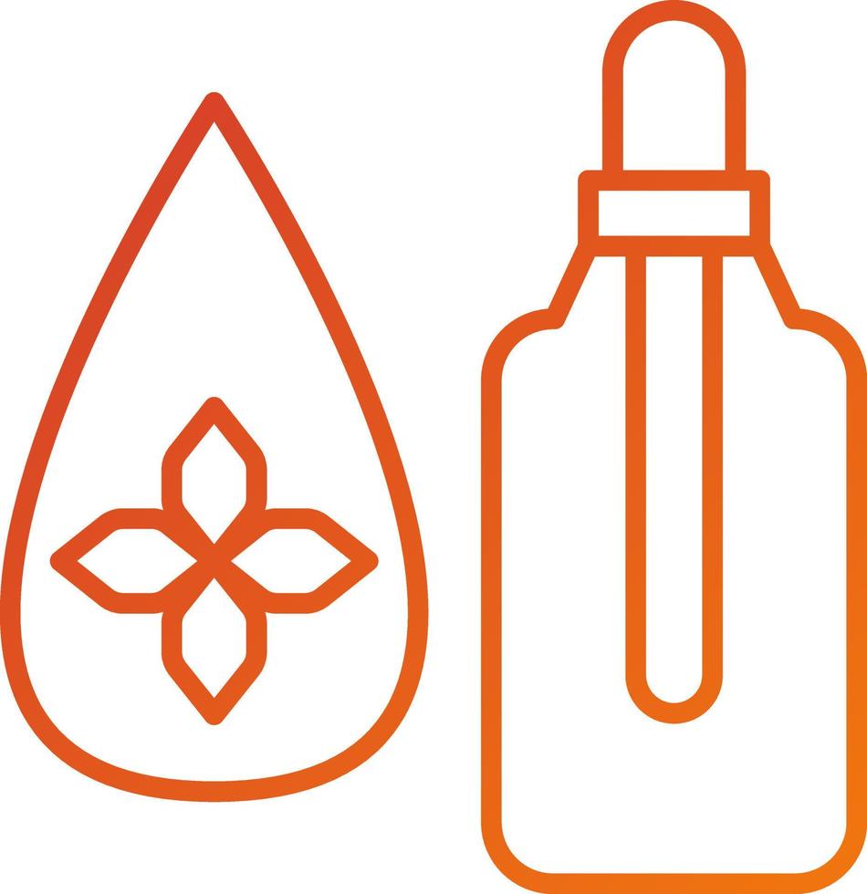 Essentail Oil Icon Style vector
