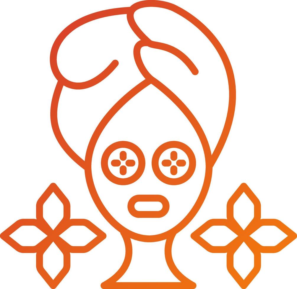 Spa Eye Treatment Icon Style vector