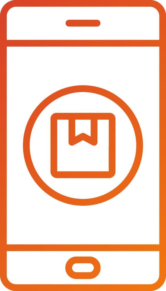 Mobile Application Icon Style vector