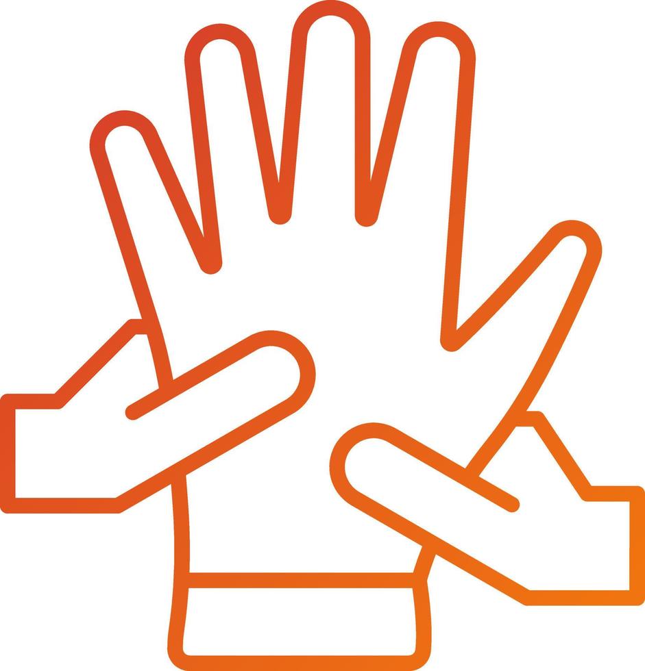 Hand Massage Icon Style vector