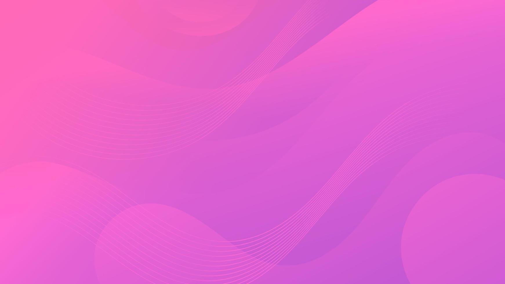 Abstract Gradient Purple Pink liquid Wave Background vector