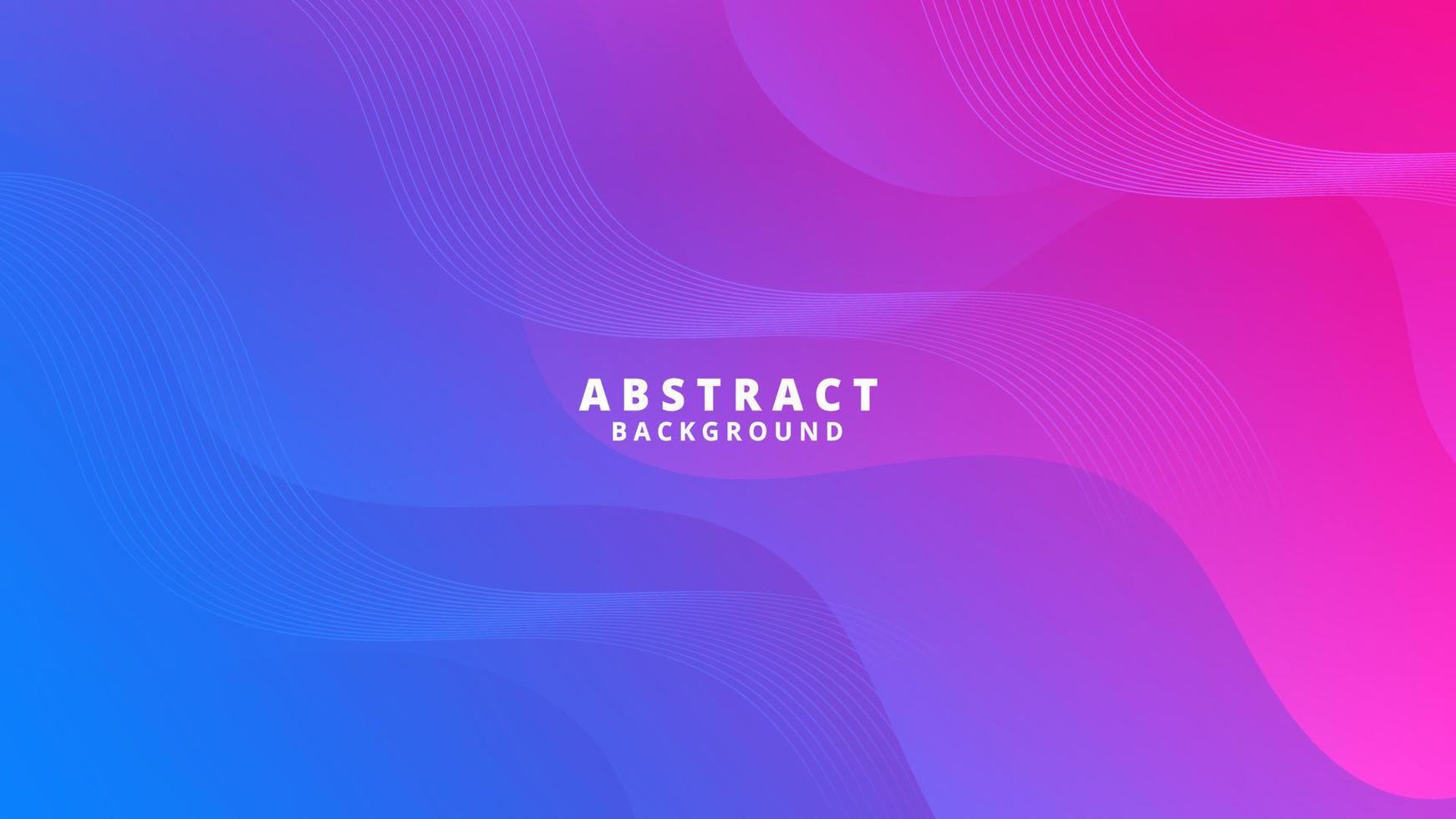 Abstract Gradient Purple blue liquid Wave Background vector