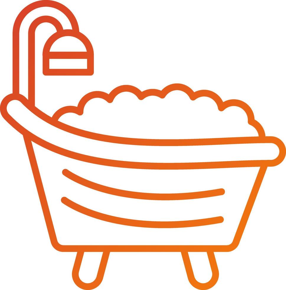 Bathtub Icon Style vector