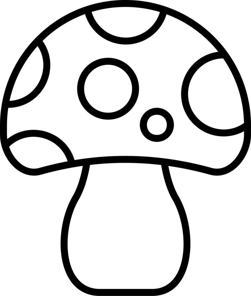 Mushroom vector icon