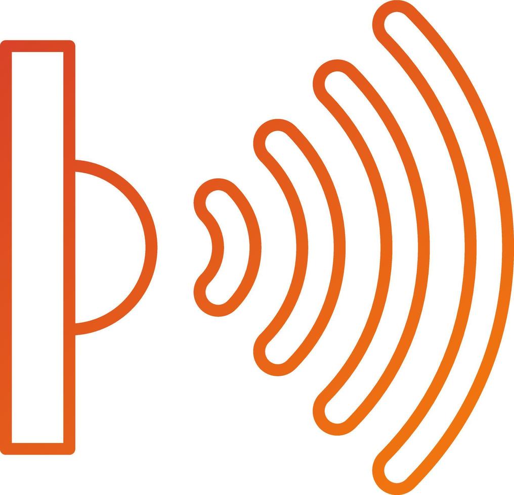 Infrared Sensor Icon Style vector