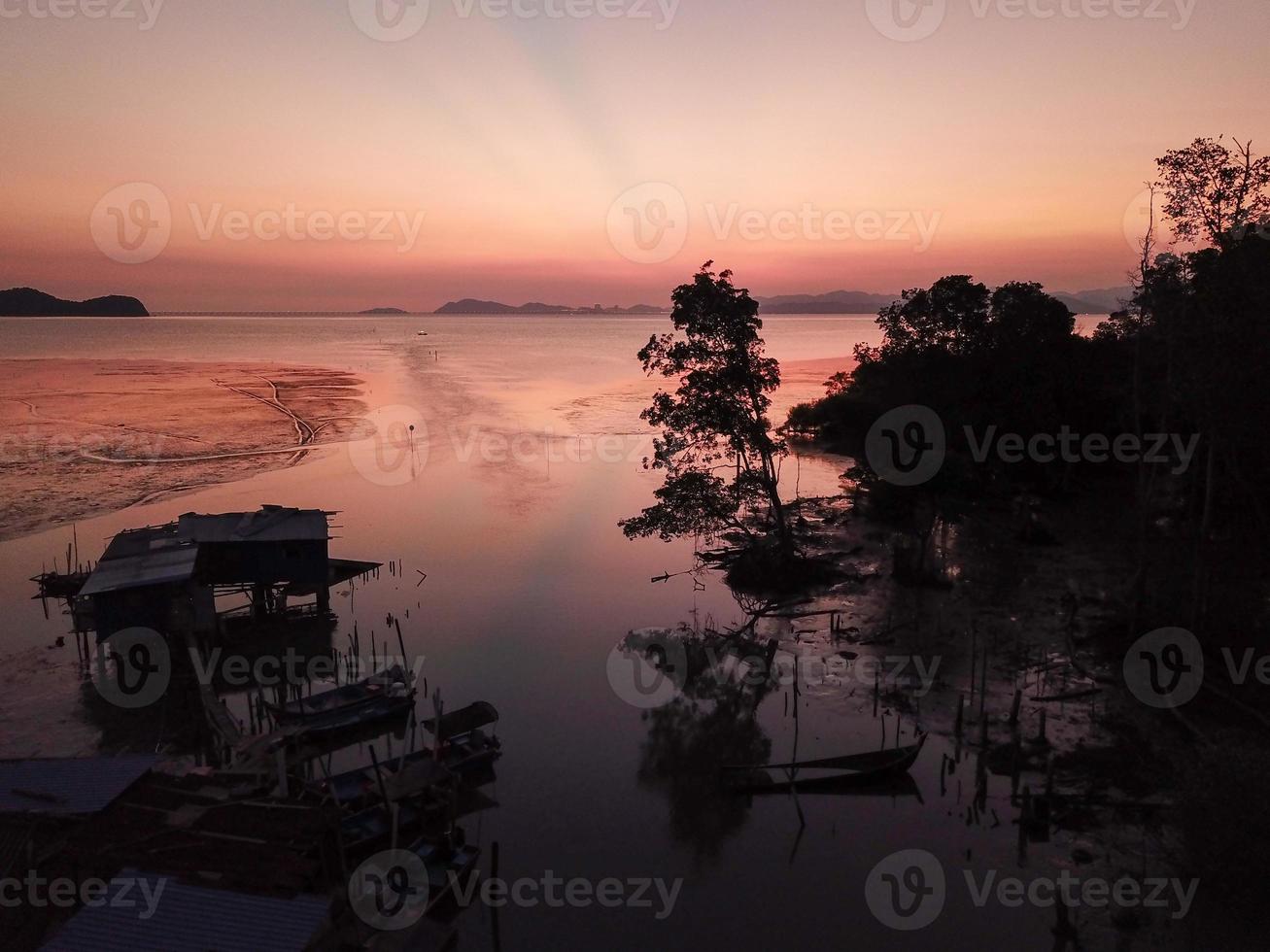 Malays fishing village photo