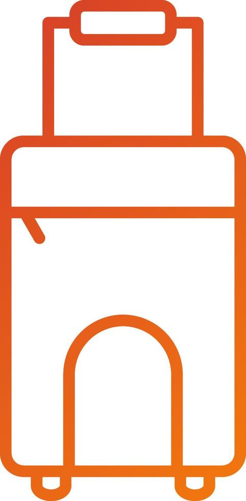 Travel Luggage Icon Style vector