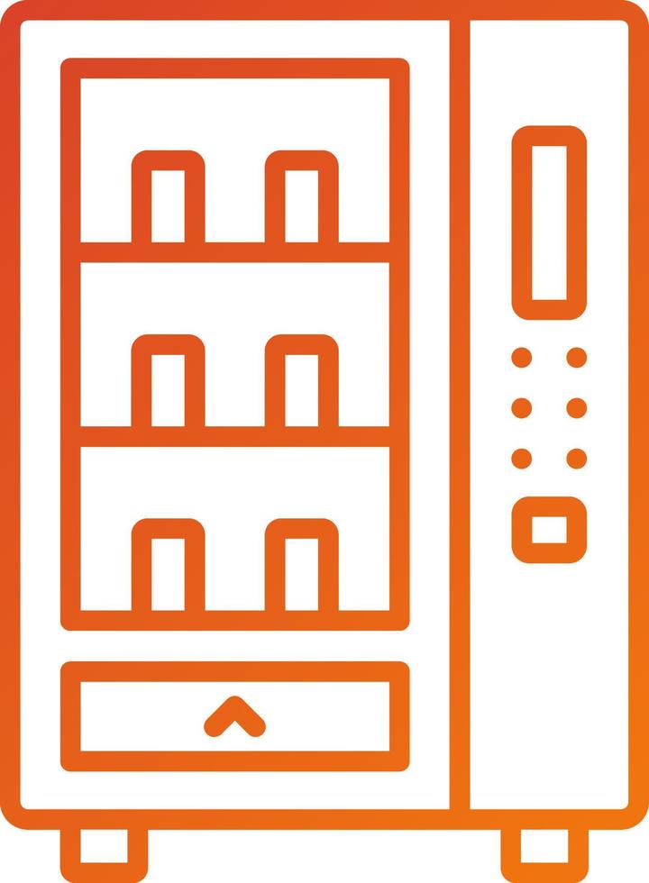 Vending Machine Icon Style vector