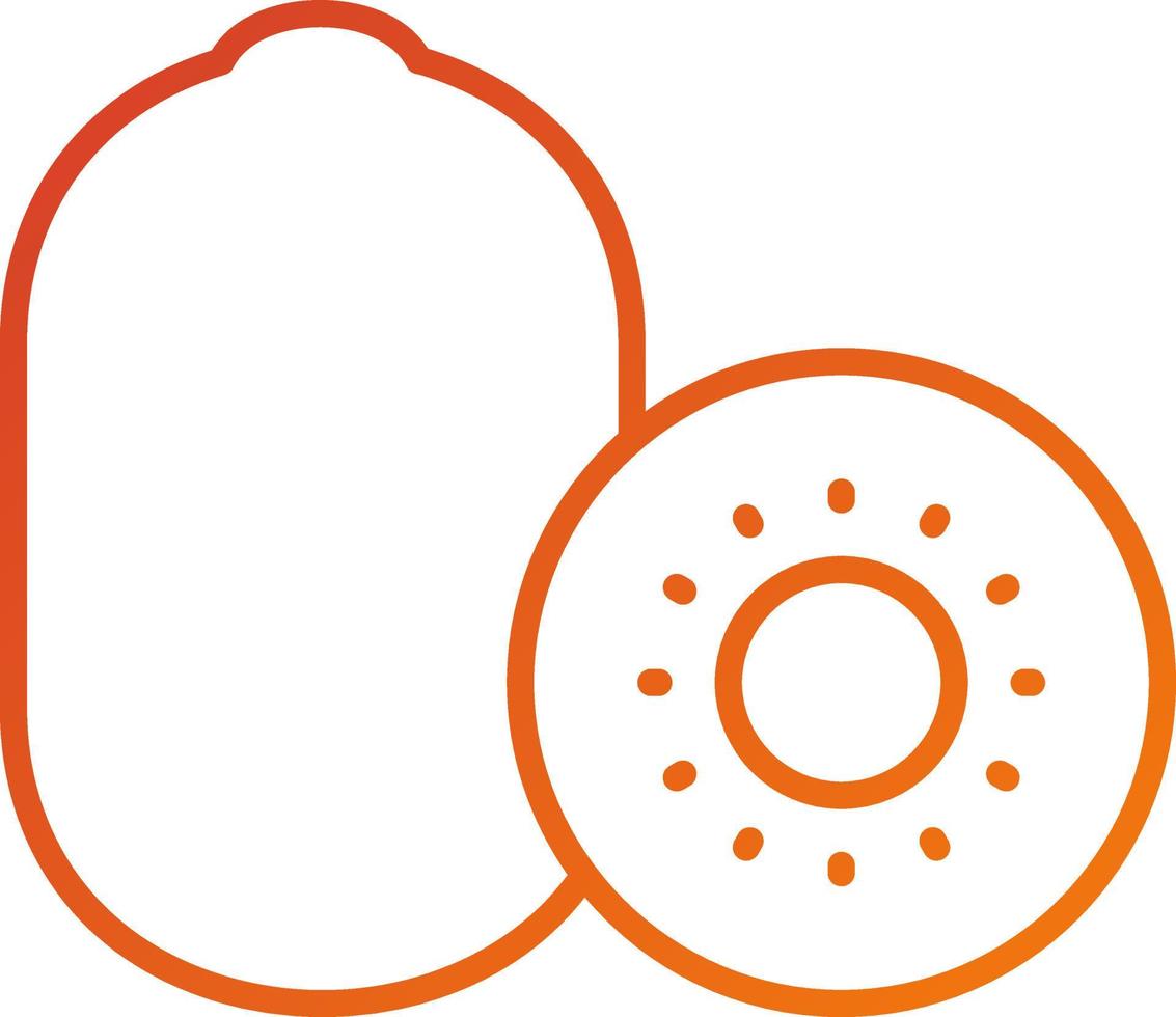 Kiwi Icon Style vector