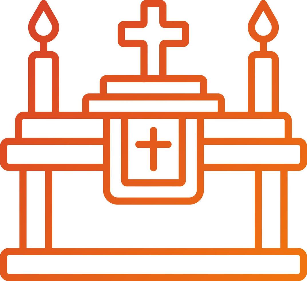 Altar Icon Style vector