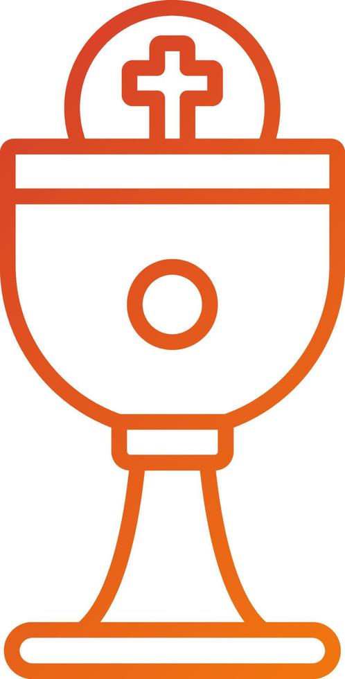 Eucharist Icon Style vector