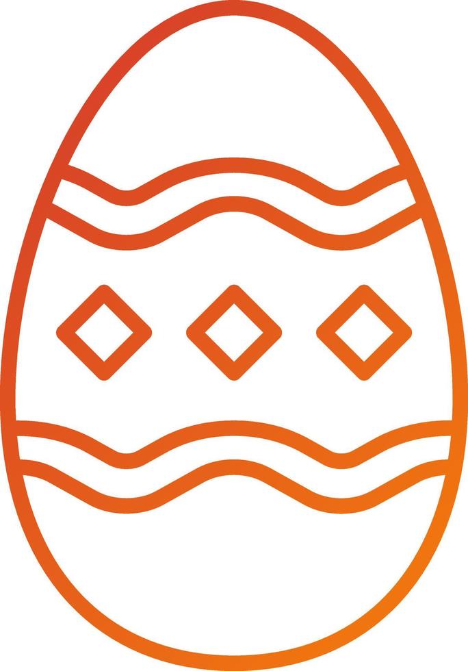 Painting Egg Icon Style vector