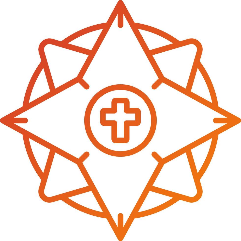 Crown Of Thornes Icon Style vector