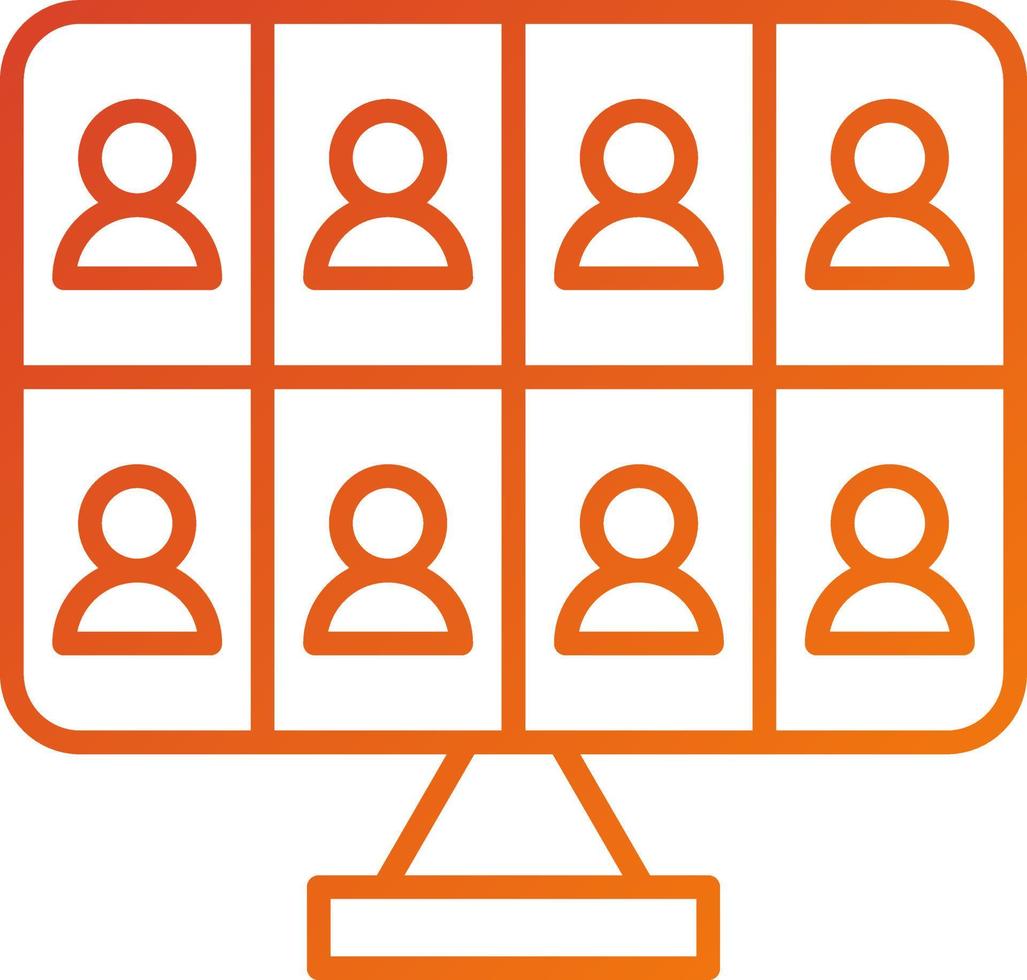 Meeting Icon Style vector