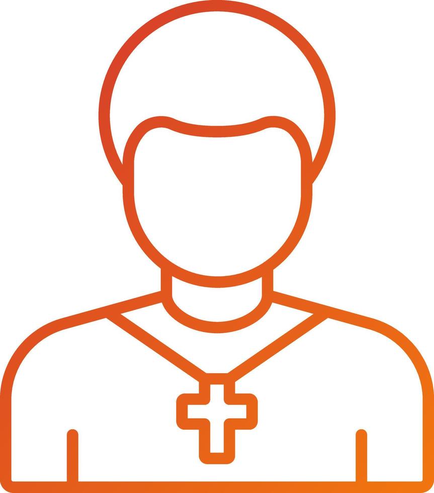 Priest Icon Style vector