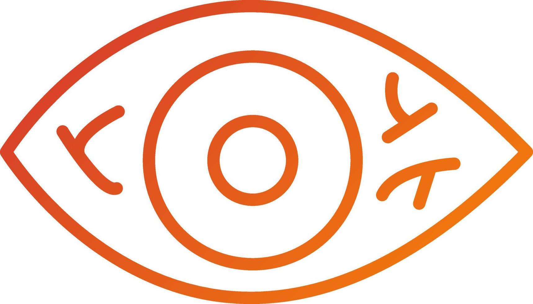 Conjunctivitis Icon Style vector