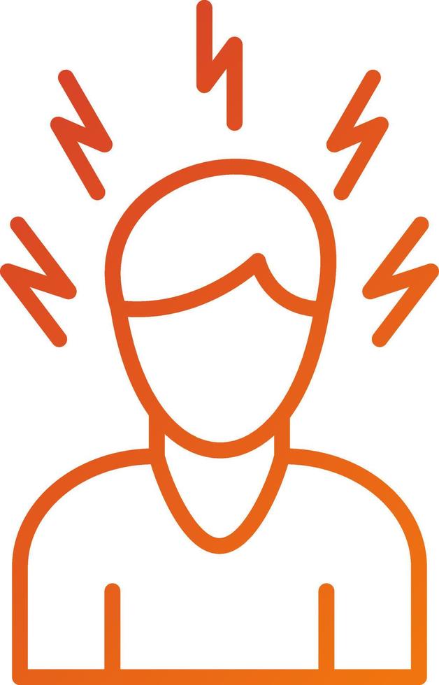 Stress Icon Style vector