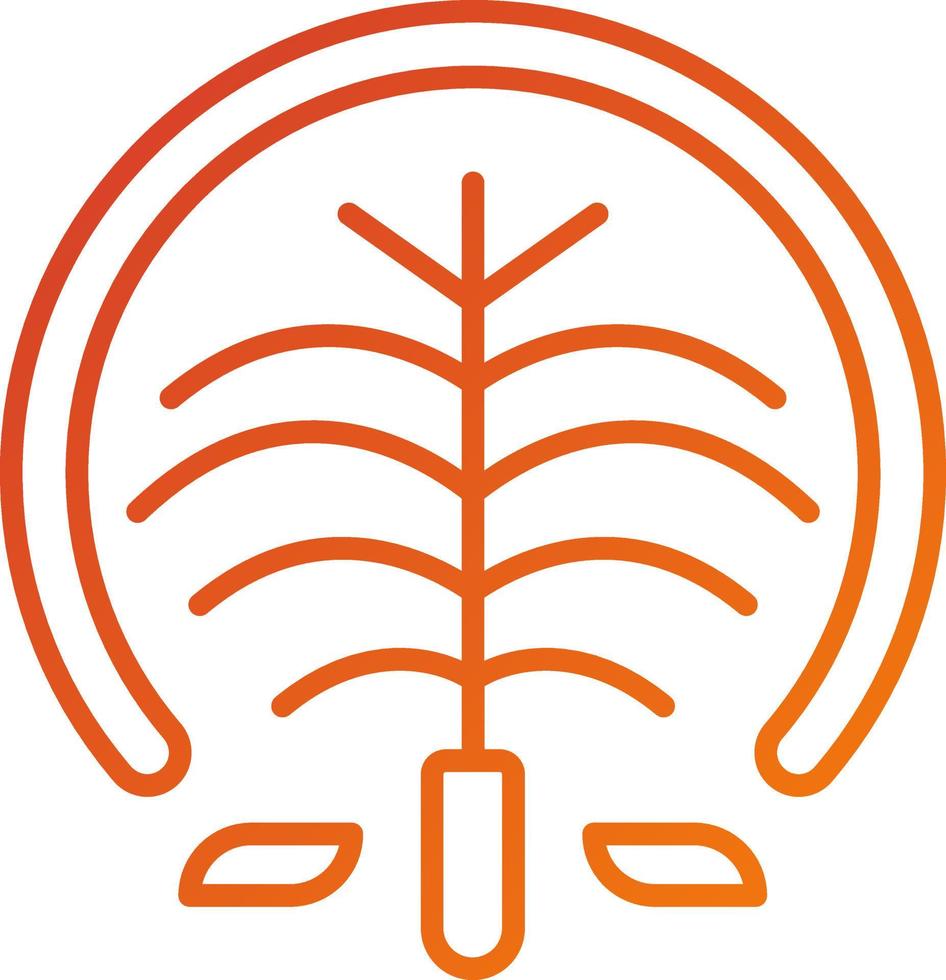 Palm Jumeirah Icon Style vector